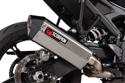 Scorpion RKT96SEO Serket Parallel Slip-on Brushed Stainless Sleeve - KTM 990 Duke - 2024-2025
