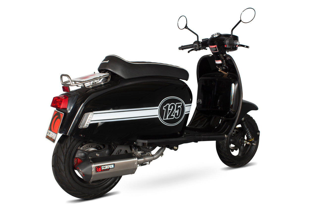 Scorpion RSM50SEO Serket Full System - Stainless Steel Sleeve - TL125 - 2015 - 2017