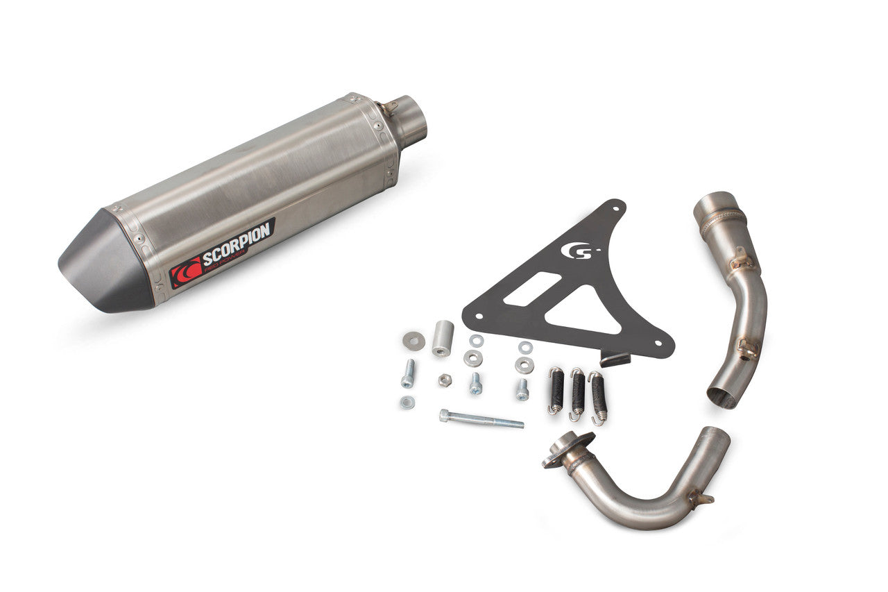 Scorpion RSM50SEO Serket Full System - Stainless Steel Sleeve - TL125 - 2015 - 2017