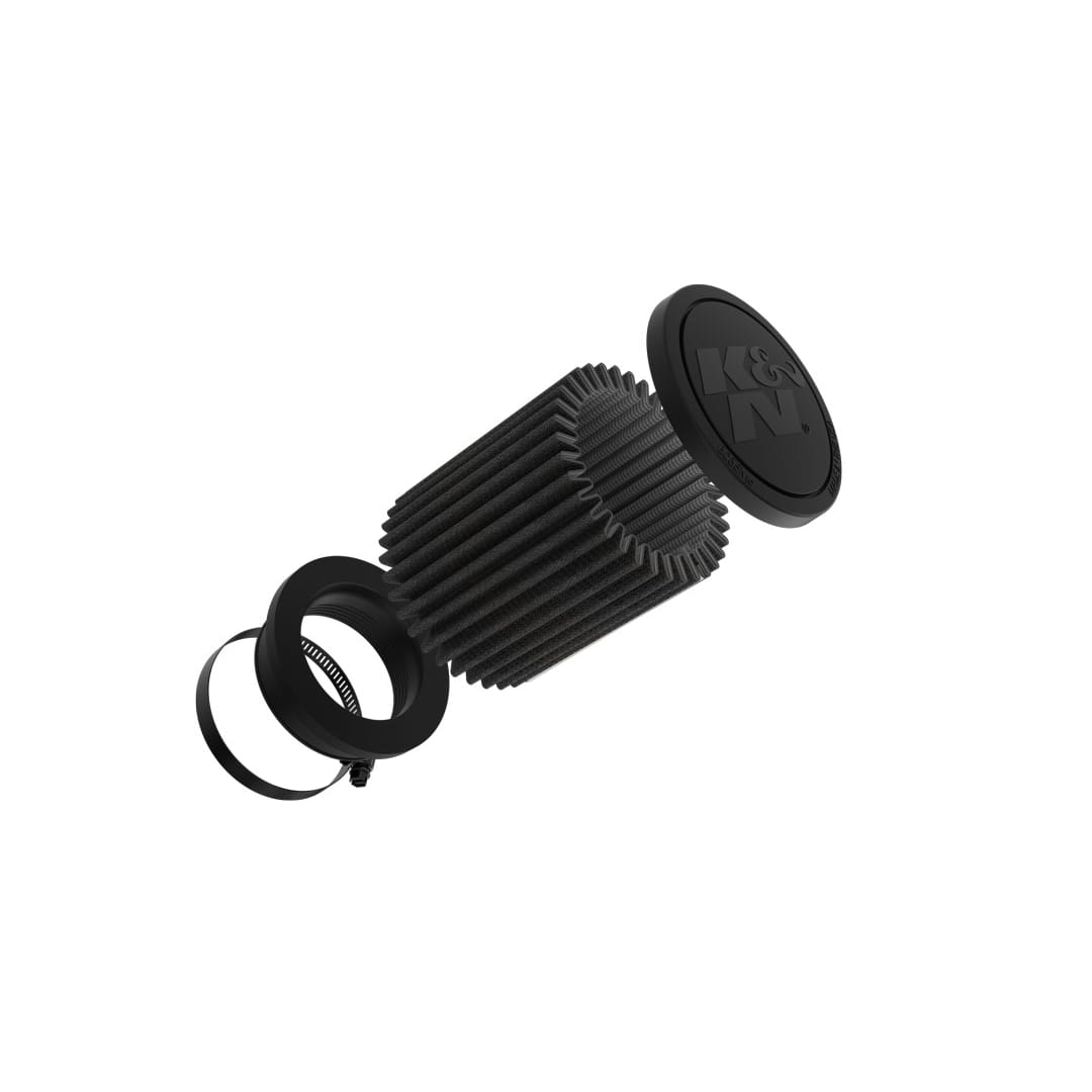 K&N RU-3125HBK Dryflow Universal Air Filter - 2-1/2" 5 DEG FLG, 3-1/2: OD; 4" H