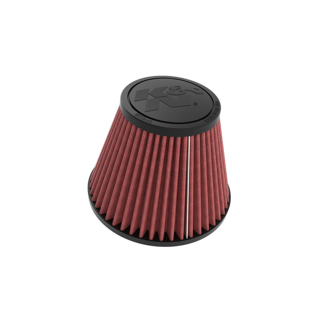 K&N RU-9670 High-Flow Original Universal Air Filter - 80MM FLG, 147MM B, 89MM T, 115MM H, W/ VENT