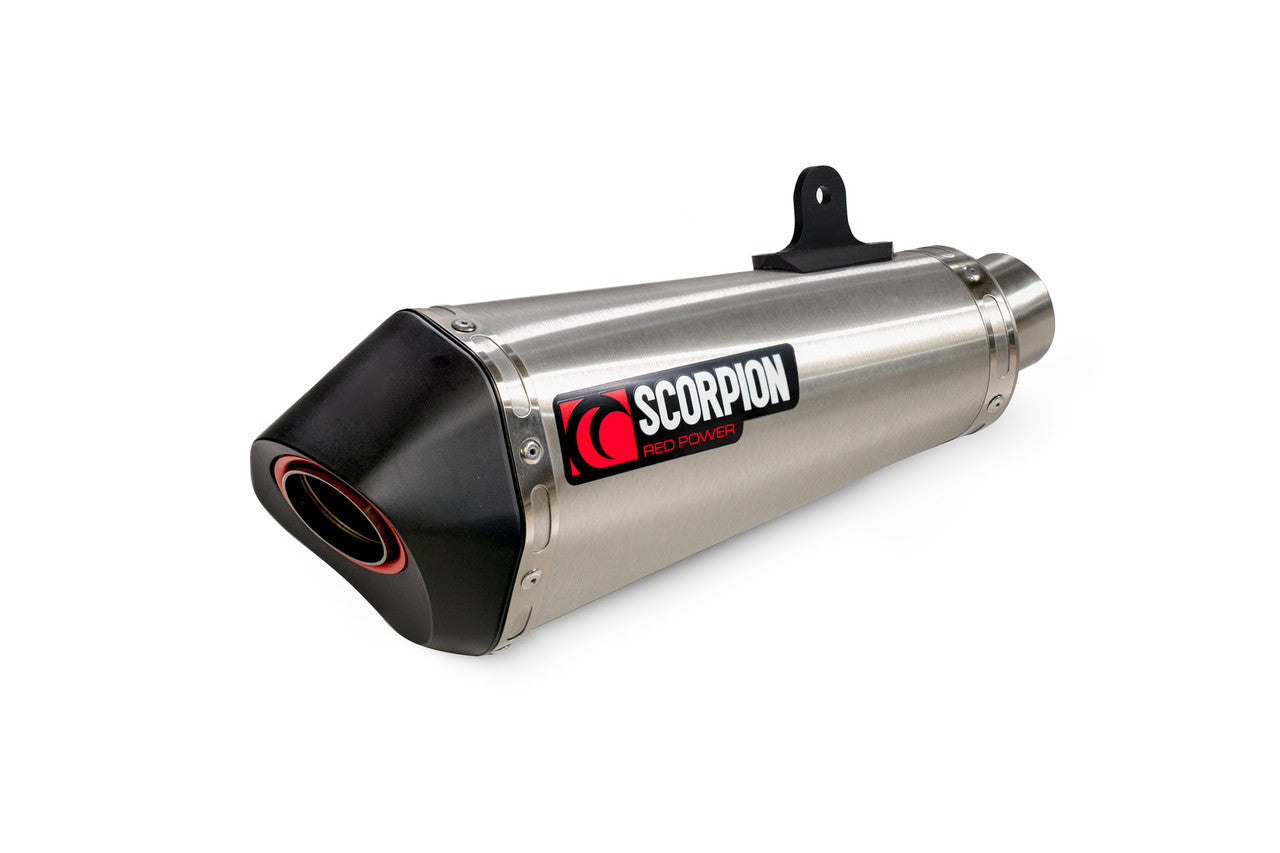 Scorpion RYA126SEO Serket Taper Slip-on Brushed Stainless Steel Sleeve - MT-10 - 2022