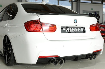 Rieger BMW 3 Series F30 F31 Rear Quad Diffuser (Inc. 320i, 335i & 340i) - ML Performance EU