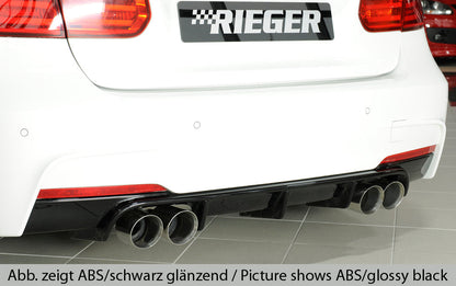 Rieger BMW 3 Series F30 F31 Rear Quad Diffuser (Inc. 320i, 335i & 340i) - ML Performance EU