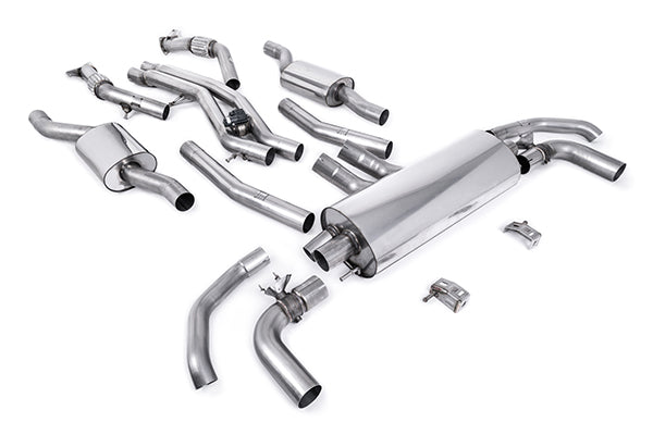 Milltek SSXAU1026 Audi OPF/GPF Back System - Resonated - Fits To Oe Tailpipes (Inc. Q7, Q8)