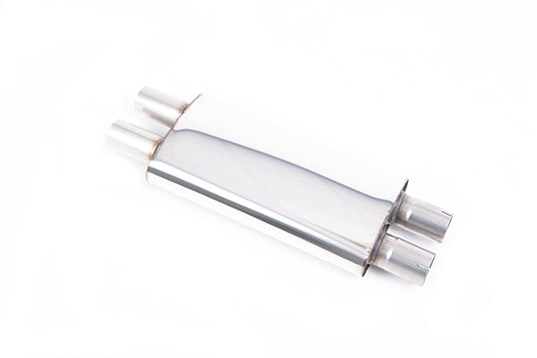 Milltek SSXFD433 Ford Optional Center Resonator (Quieter) - Replaces H, X Or Straight Pipe On Milltek Sport System (Inc. Mustang)