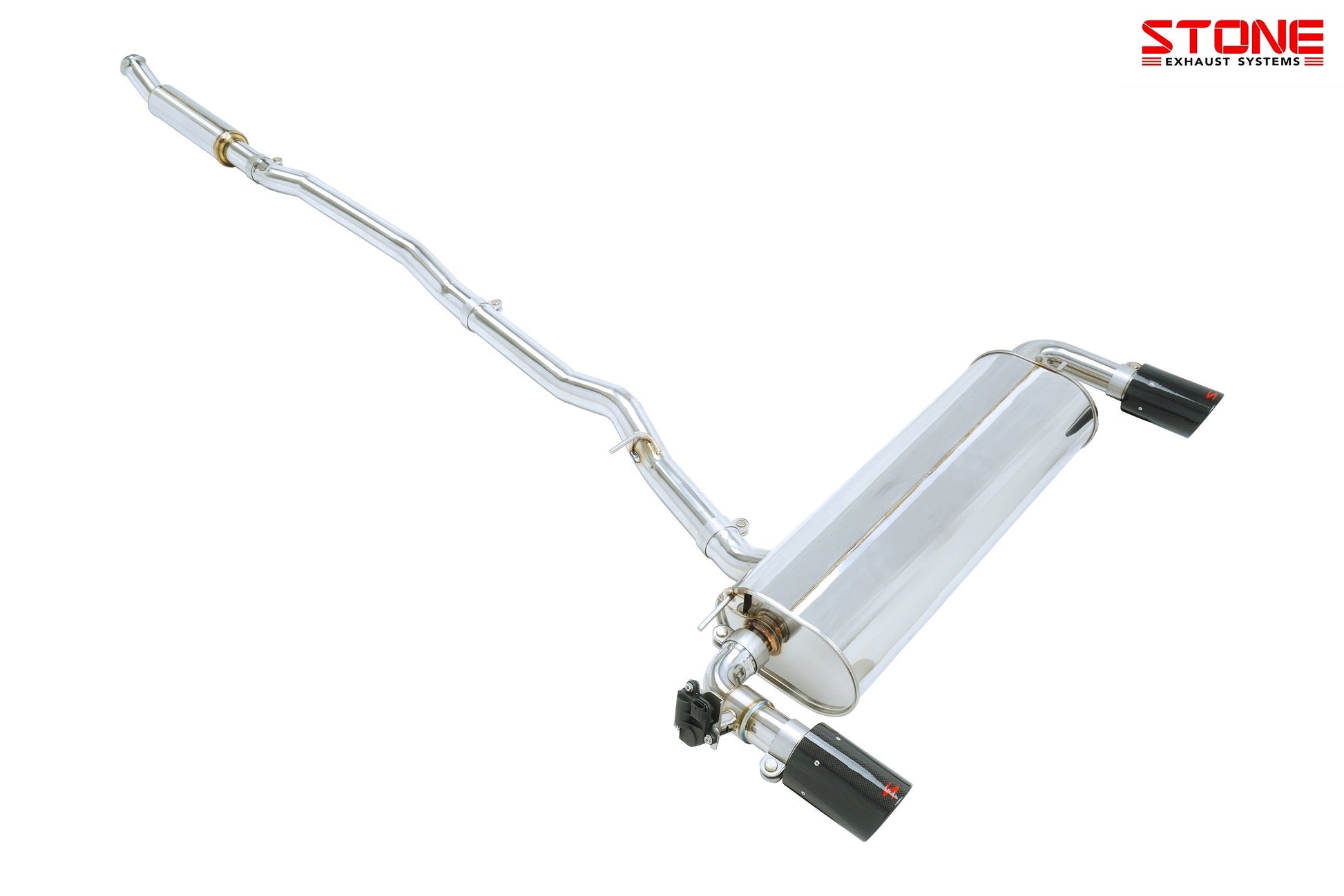 Stone Exhaust BMW B48E F40 F44 Cat-Back Valvetronic Exhaust System (M135ix & M235ix)  | ML Performance EU