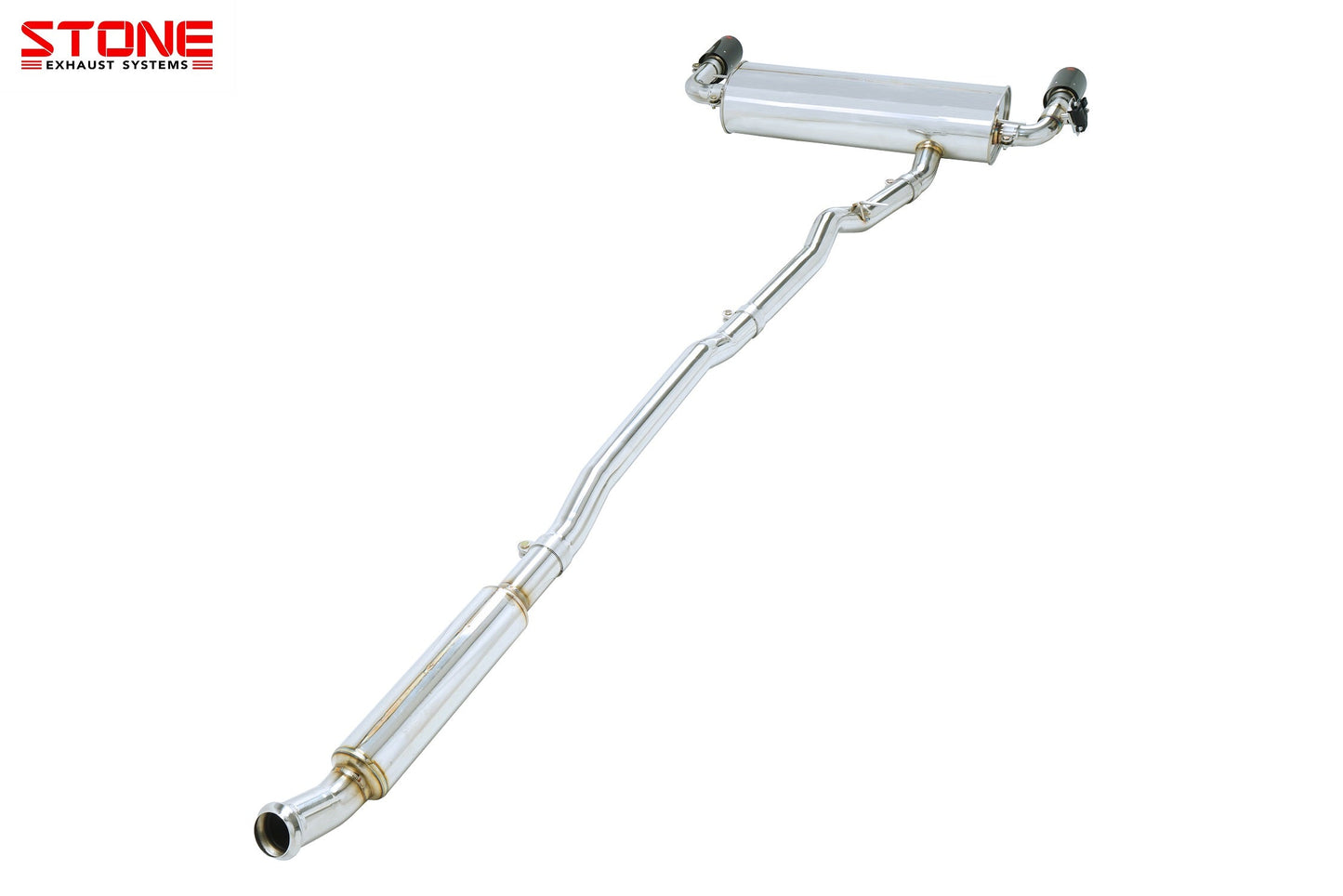 Stone Exhaust BMW B48E F40 F44 Cat-Back Valvetronic Exhaust System (M135ix & M235ix)  | ML Performance EU