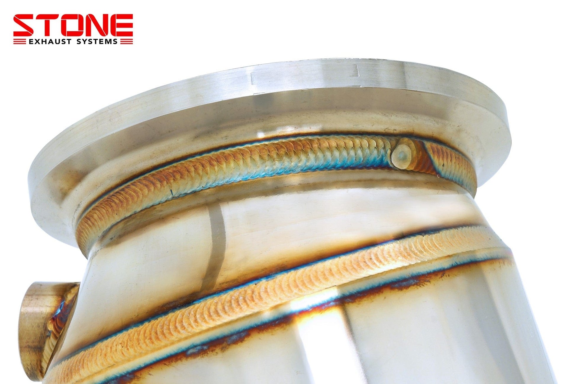 Stone Exhaust BMW MINI B48E F39 F40 F44 F46 Eddy Catalytic Downpipe - OPF Model (Inc. X2 20i, 220i, M135ix & M235ix) | ML Performance EU