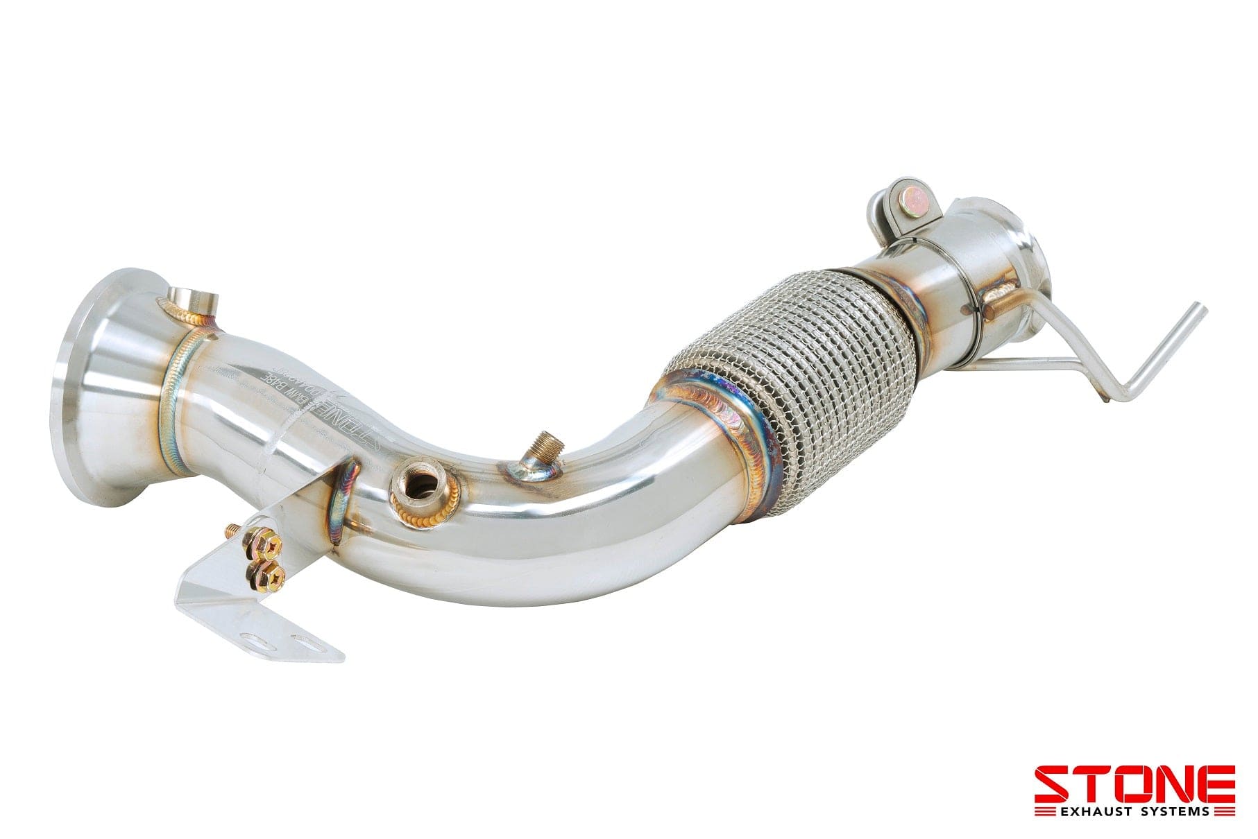 Stone Exhaust BMW B48E F40 F44 Catless Downpipe (M135ix & M235ix) | ML Performance EU