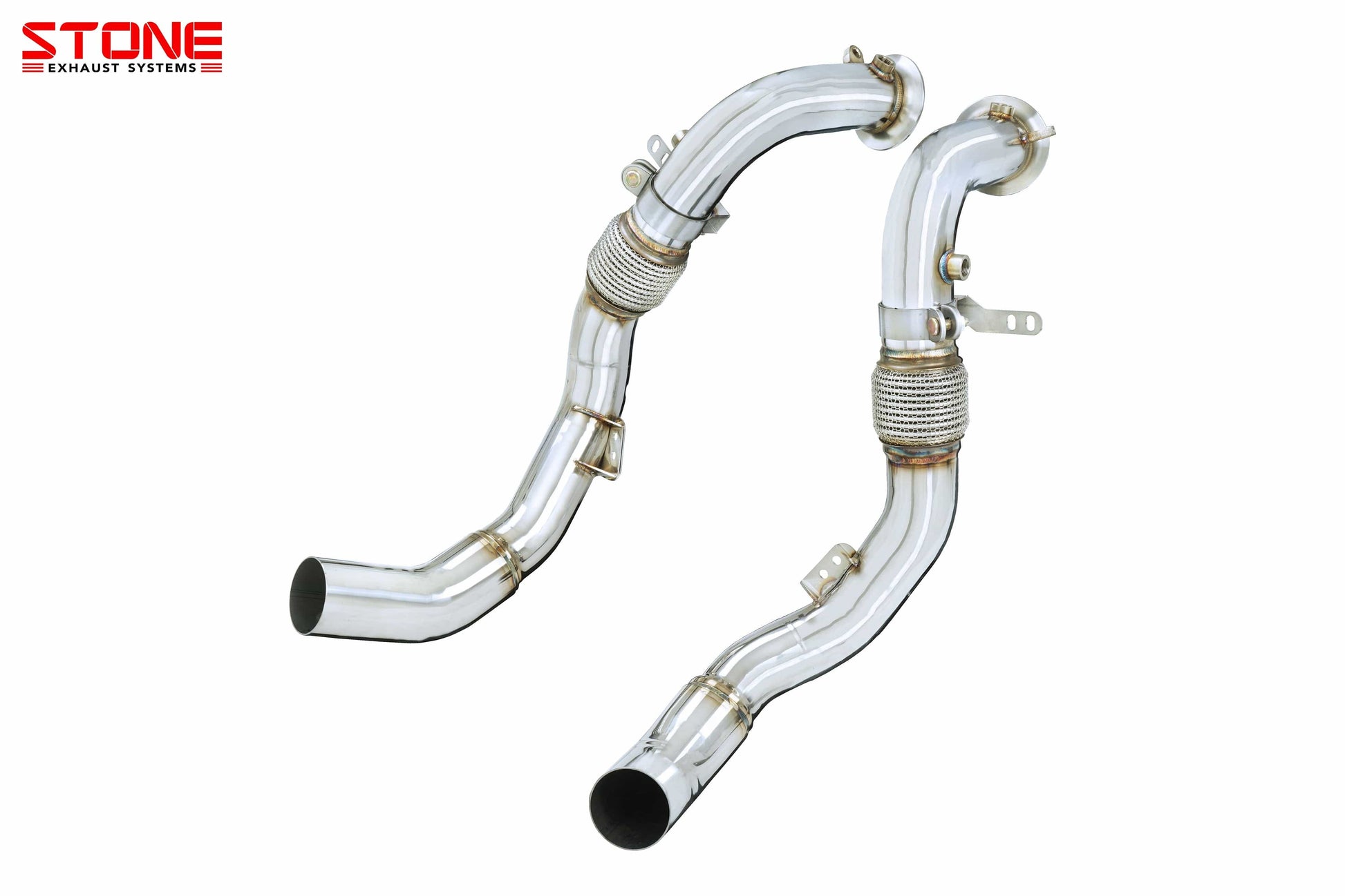 Stone Exhaust BMW S63M F90 F91 F92 F93 Catless Downpipe (M5 & M8) | ML Performance EU