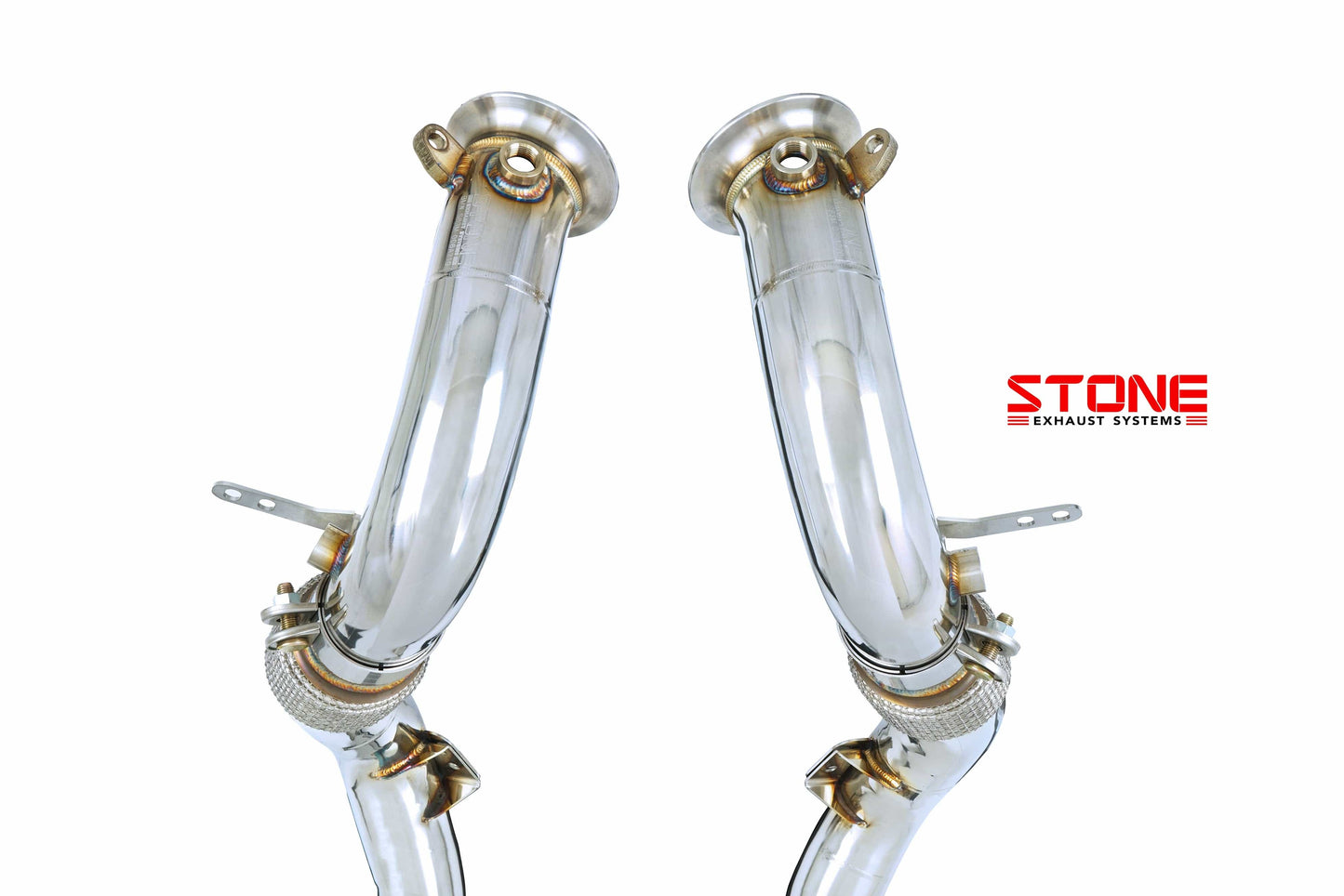 Stone Exhaust BMW S63M F90 F91 F92 F93 Catless Downpipe (M5 & M8) | ML Performance EU