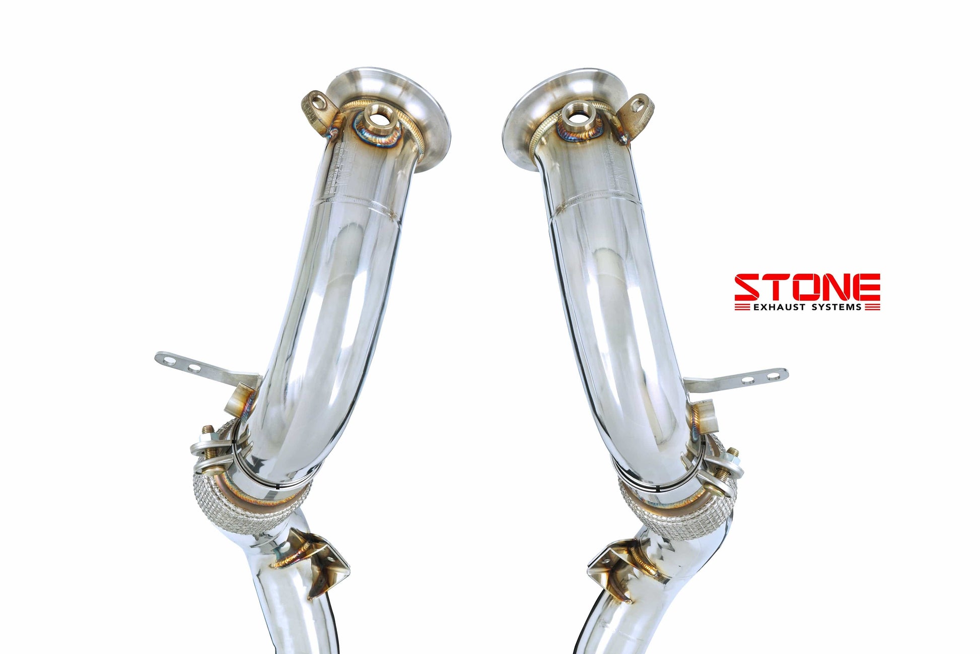 Stone Exhaust BMW S63M F90 F91 F92 F93 Catless Downpipe (M5 & M8) | ML Performance EU