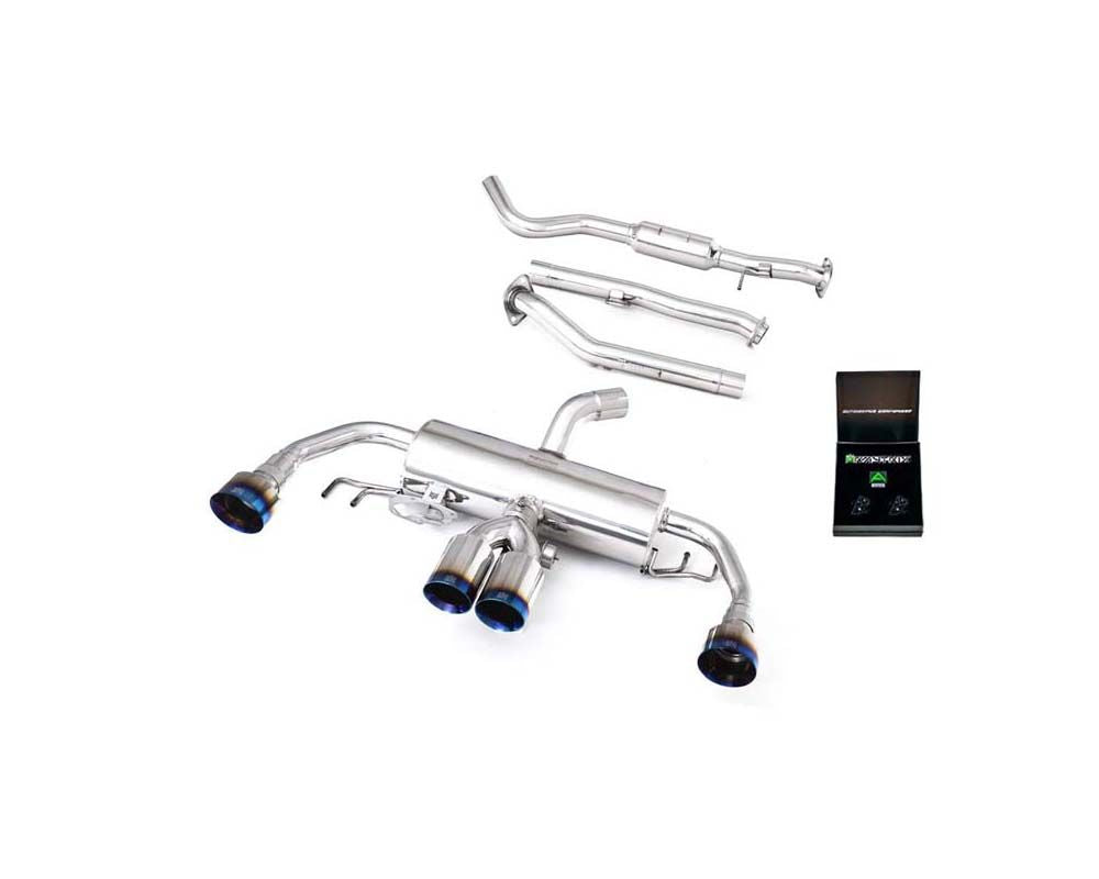 Valvetronic Exhaust System Toyota GR Corolla 1.6L 2023+ with Blue Coated Tips | ML Performance Car Parts