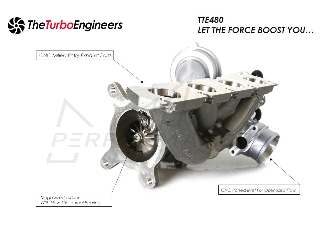 TTE VW/Audi 2.0T TFSI Turbocharger Upgrade TTE480+ EA113 (A3, TT, Beetle & Golf) - ML Performance EU