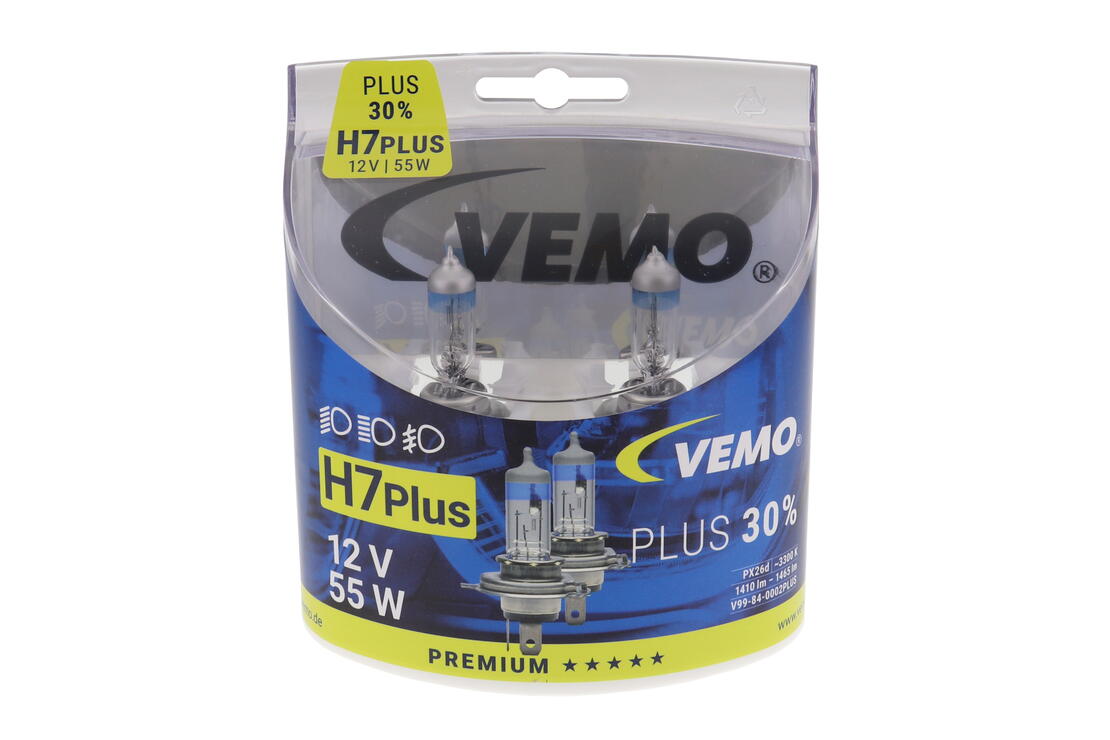 VEMO V99-84-0002PLUS Bulb, Headlight | ML Performance Car Parts