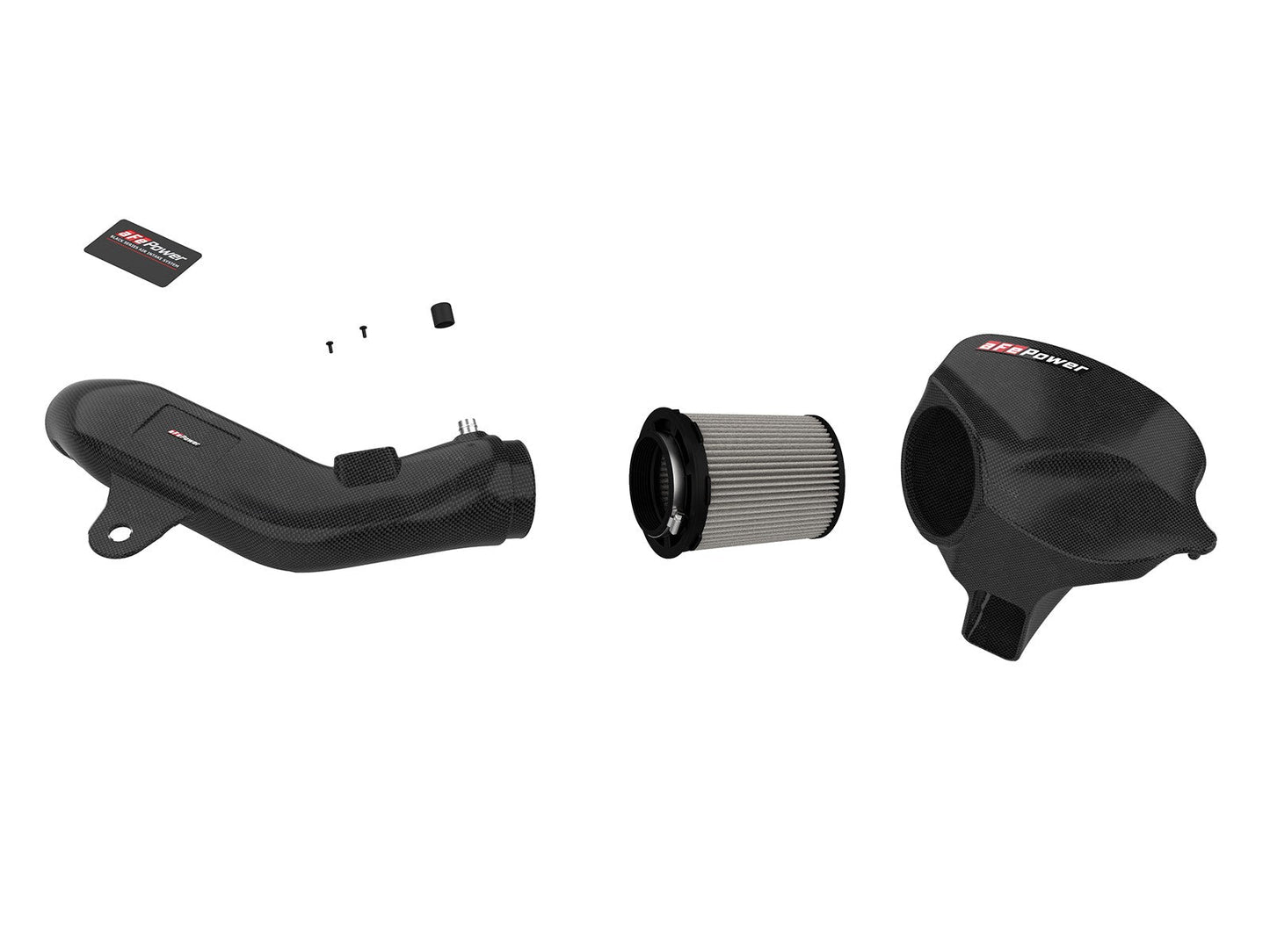 aFe BMW F87 M2 Black Series Momentum Carbon Fiber Cold Air Intake System with Pro 5R Filter - ML Performance EU