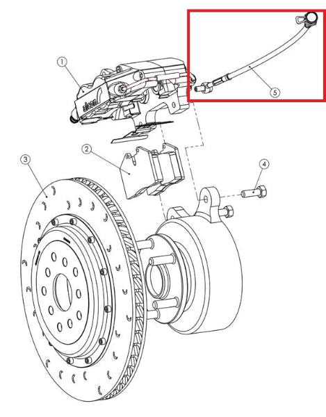 Alcon PSC4473X658 Replacement Brake Lines For Nissan 350Z / GTR R34