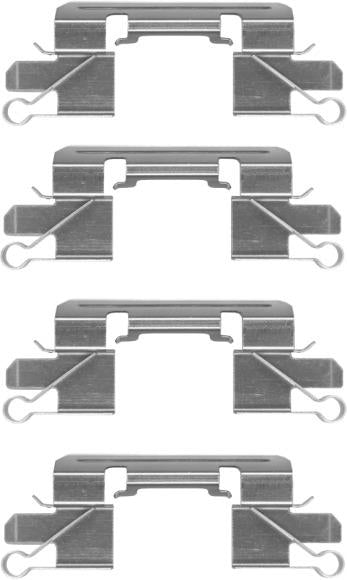 TEXTAR 82516200 Brake Pad Fitting Kit