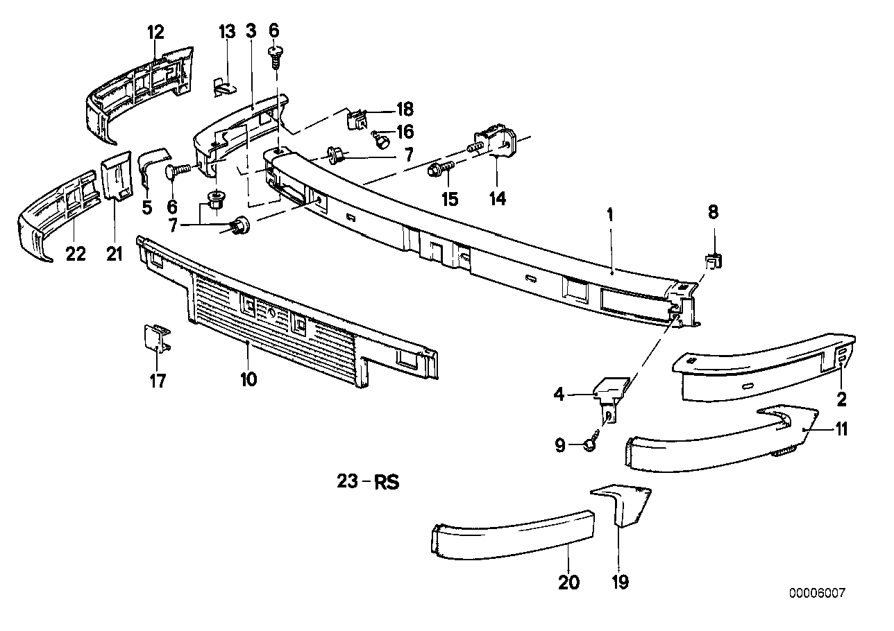 Genuine BMW 51111888265 Bumper Front Center | ML Performance EU Car Parts