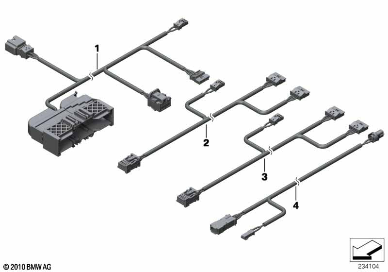 Genuine BMW 61129316663 Wiring Set Seat, Passenger'S Side | ML Performance EU Car Parts