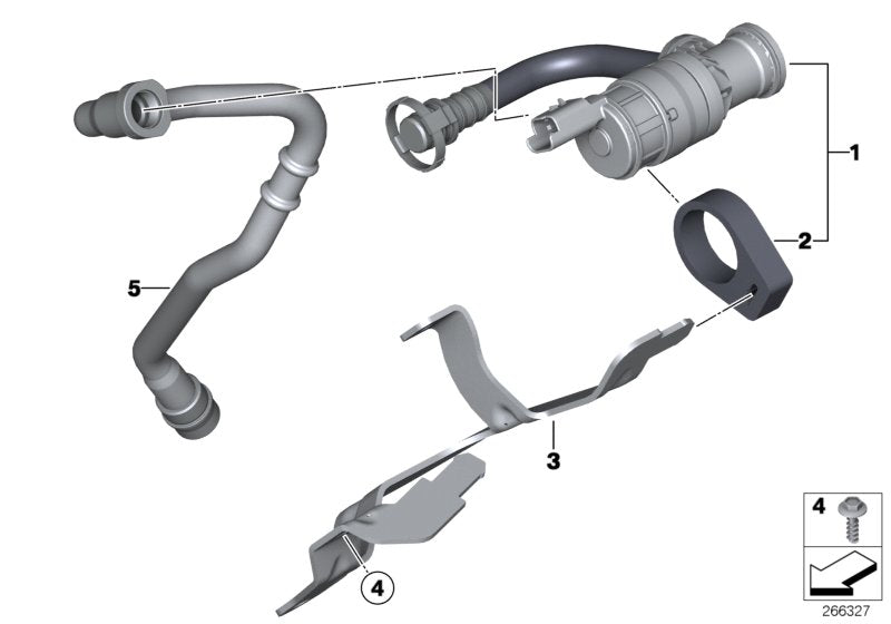 Genuine BMW 13908619928 Fuel Tank Breather Line | ML Performance EU Car Parts