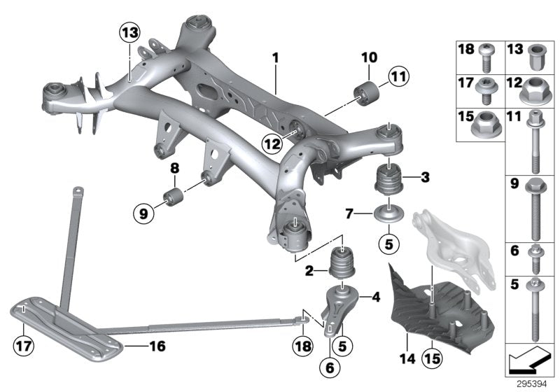 Genuine BMW 33326793652 Push Rod Right | ML Performance EU Car Parts