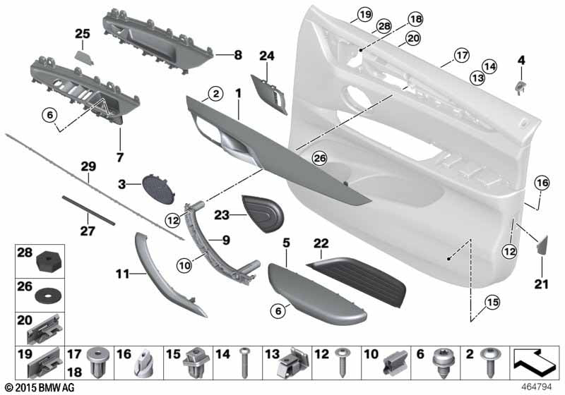Genuine BMW 51417381884 Decor Strip, Right FEINSCHLIFF | ML Performance EU Car Parts