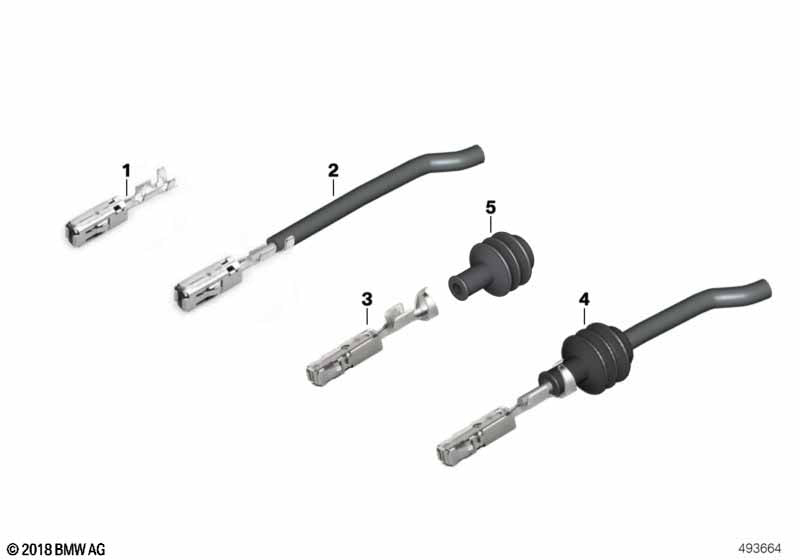 Genuine BMW 61135A7D687 Contact Bushing Mcp 2.8 0,2-0,35MM² AG | ML Performance EU Car Parts