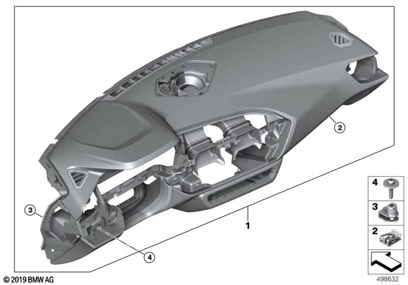 Genuine BMW 51459474502 Dashboard Sensatec Head-Up Display SCHWARZ | ML Performance EU Car Parts