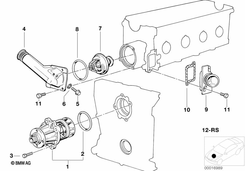 Genuine BMW 11141734794 Gasket Asbestos Free | ML Performance EU Car Parts