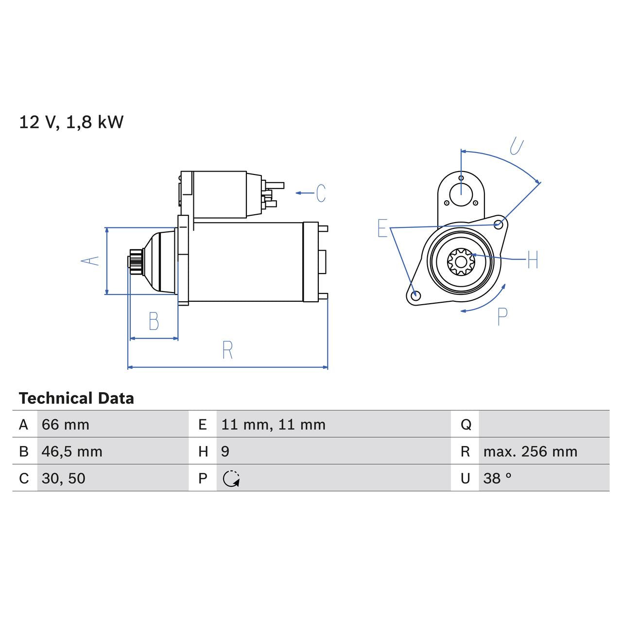 BOSCH 0986017450 Starter