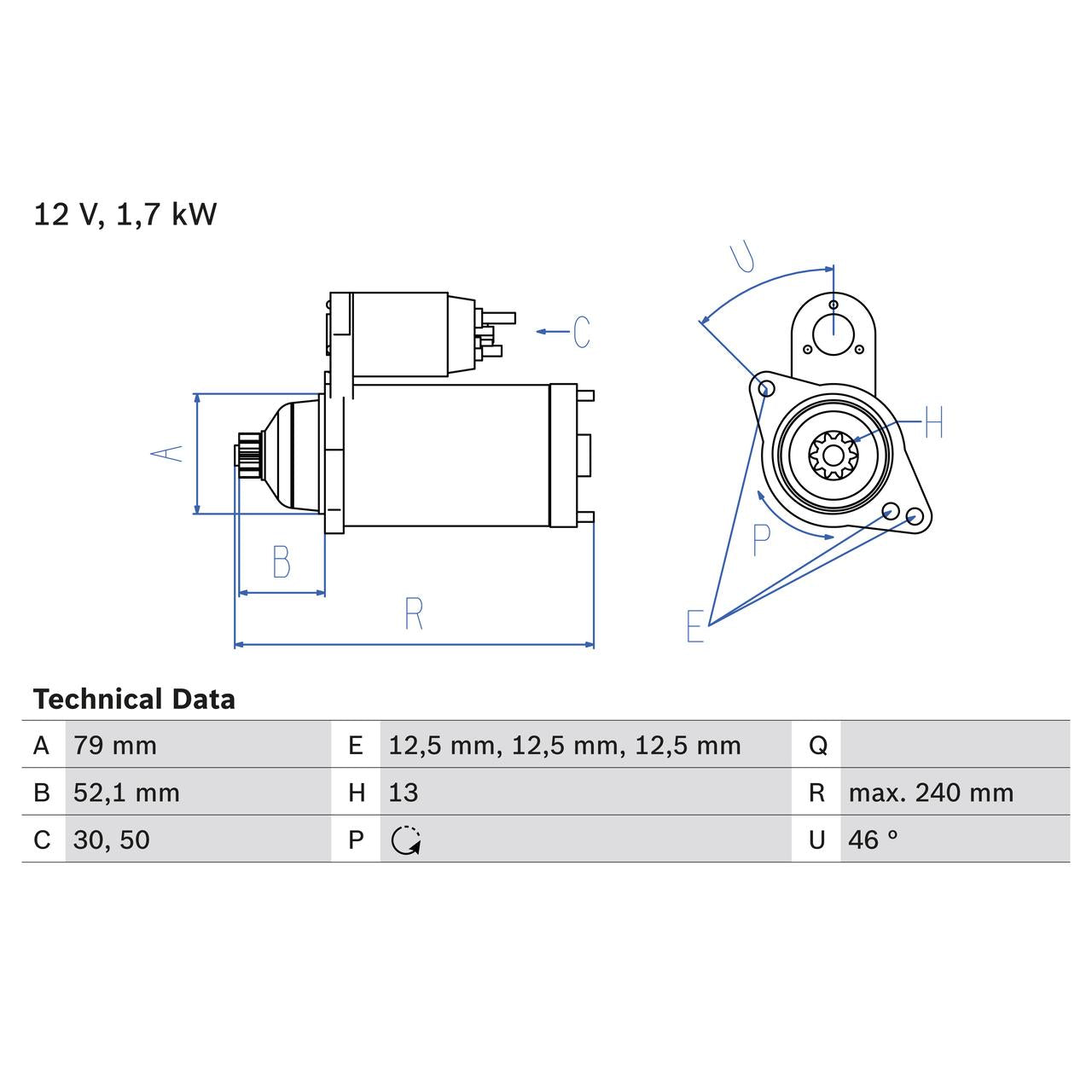 BOSCH 0986025220 Starter