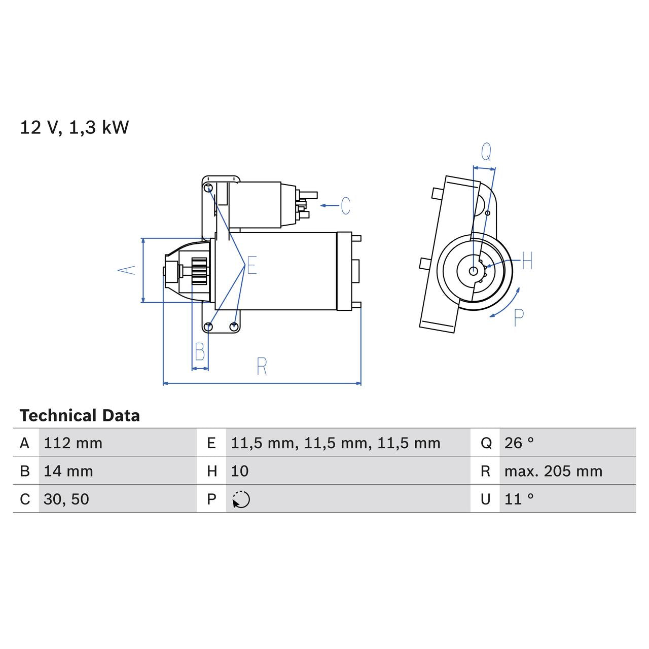 BOSCH 0986023480 Starter