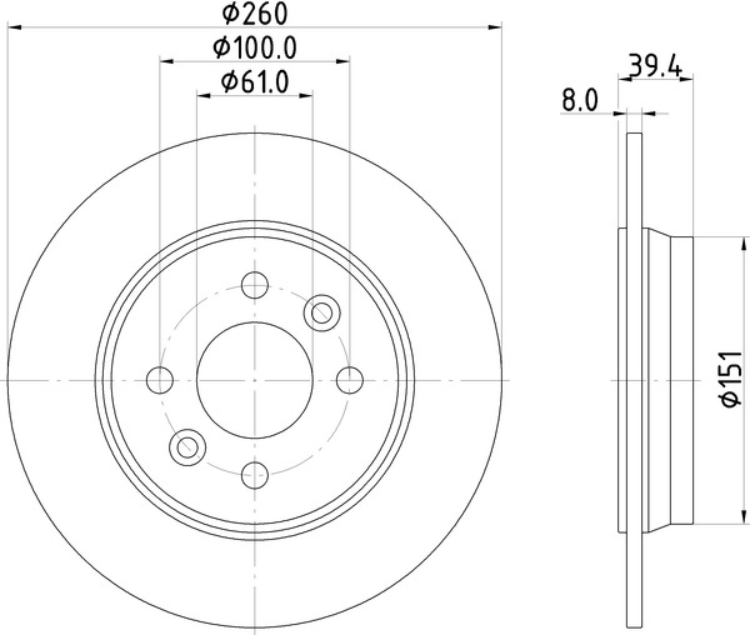 Mintex MDC3197C Brake Disc