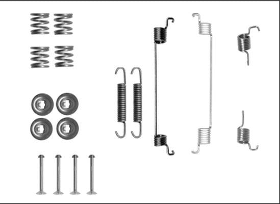 TEXTAR 97039700 Brake Shoe Fitting Kit