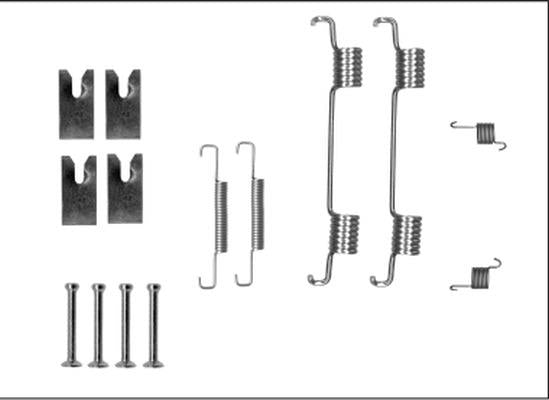 TEXTAR 97043100 Brake Shoe Fitting Kit