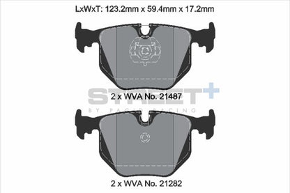 PAGID Racing T8223SP2001 STREET+ Brake Pads