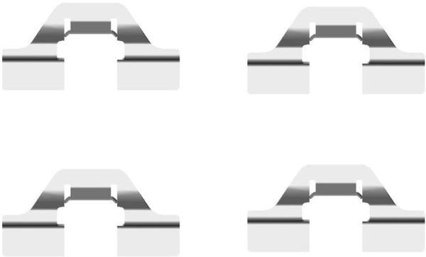 TEXTAR 82075400 Brake Pad Fitting Kit