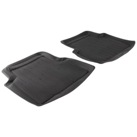 GENUINE FORD 2335734 KUGA REAR RUBBER FLOOR MATS IN TRAY STYLE WIHT RAISED EDGES, BLACK