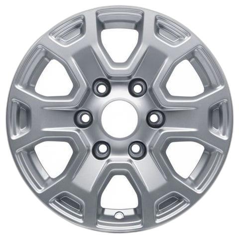 GENUINE FORD 2450120 x4 SET OF 4 RANGER ALLOY WHEEL 16" 6 X 2-SPOKE DESIGN, SPARKLE SILVER, 2012 - 2021