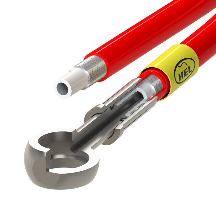 HEL Performance CALCONV-035 Front Caliper Conversion Brake Lines Stainless Steel Braided | ML Performance Car Parts