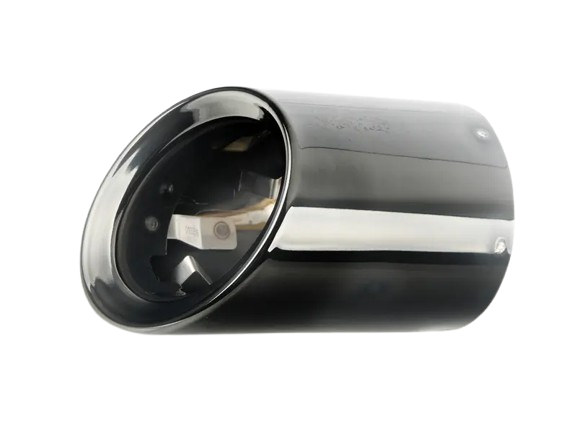 Genuine BMW 18305A27118 Tailpipe Trim Black Gloss