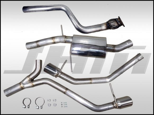 JHM JHM-B820TFCBDE Exhaust - -FULL- 3" Catback for Audi B8 A4-A5-allroad 2.0T (Dual Exit)