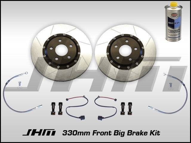 JHM JHM-BBK-1027x330x32-NOcalipers Front BBK (Big Brake Kit) 330mm Cayenne (Brembo 6 piston 17z) C5-A6-S6 4.2L - NO Calipers
