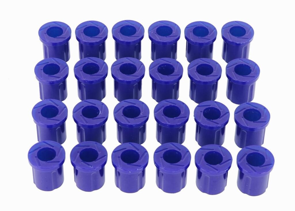 SuperPro KIT022K Toyota Land Cruiser Front & Rear Leaf Spring Bushing Kit - 24 Bushes