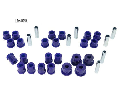 SuperPro KIT062K Front & Rear Leaf Spring Bushing Kit for Daihatsu Rocky / Fourtrak F70 - F80 (1984 - 1993)