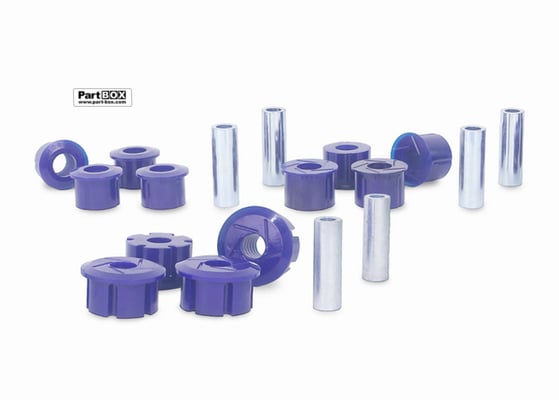 SuperPro KIT084K Rear Axle Leaf Spring - Bushing Kit Jeep Cherokee 1984-2001