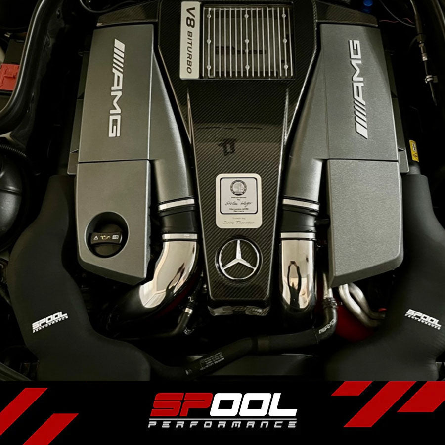 Spool Performance SP-M157-INL-BLK Mercedes M157 E63/CLS63 & M278 CLS550/E550 Upgraded Inlet Pipes | ML Performance Car Parts