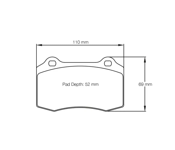 Pagid S1408R29B01 Brake Pad S1408 RSL 29 (bedded)